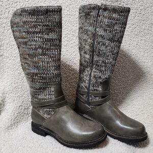 Muk Luks Knit-Top Women's Boots
